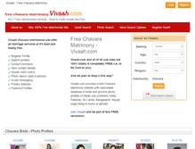 Tablet Screenshot of free-chavara-matrimony.vivaah.com